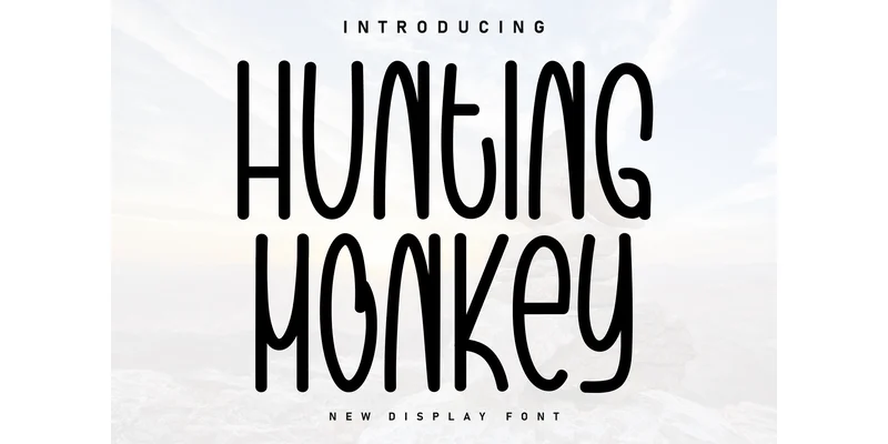 Hunting Monkey Font by KC Production — Display Font