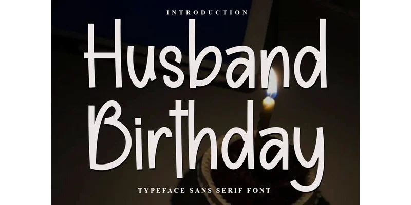 Husband Birthday Font by Inermedia STUDIO — Sans Serif Font