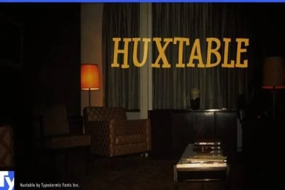 Huxtable by Freebies β Slab Serif Font