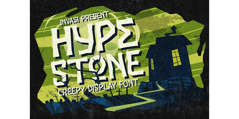 Hypestone Font by invasistudio — Display Font