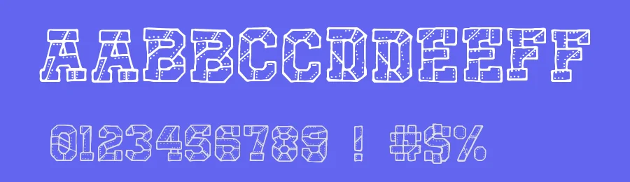 CF I Robot by Cloutierfontes — Decorative Font — thumbnail 3