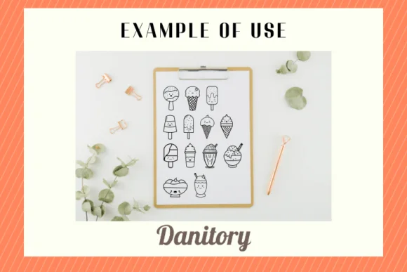 Icecream by danita.kukkai — Dingbats Font — thumbnail 3