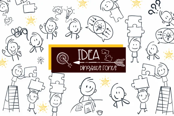 Idea by Sirinart — Dingbats Font