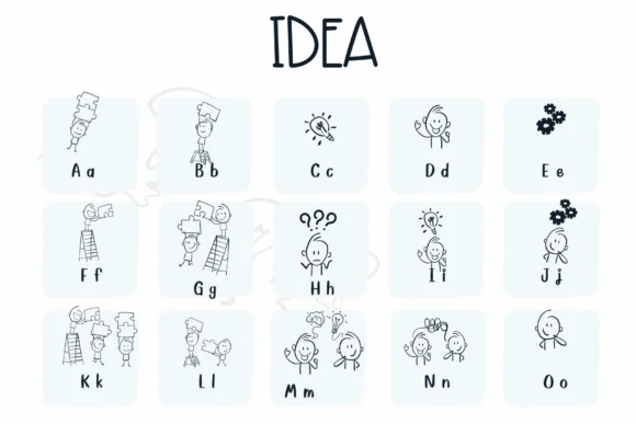 Idea by Sirinart — Dingbats Font — thumbnail 2