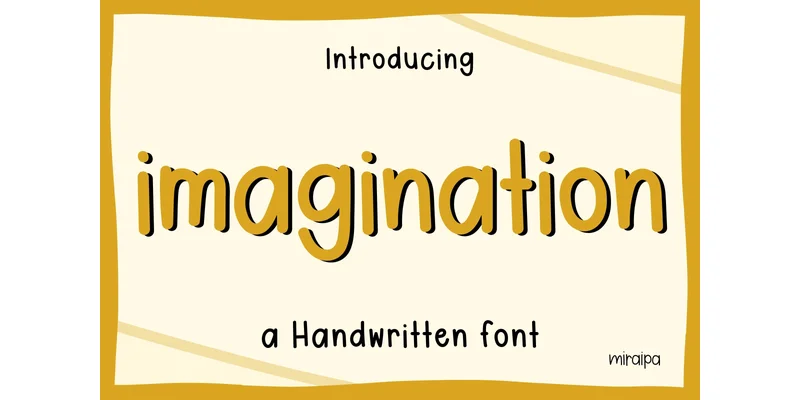 Imagination Font by miraipa — Sans Serif Font