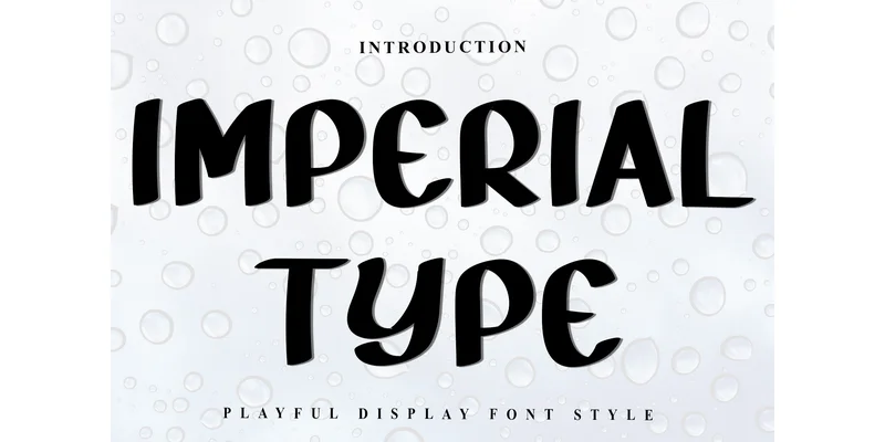 Imperial Type Font by Inermedia STUDIO — Display Font