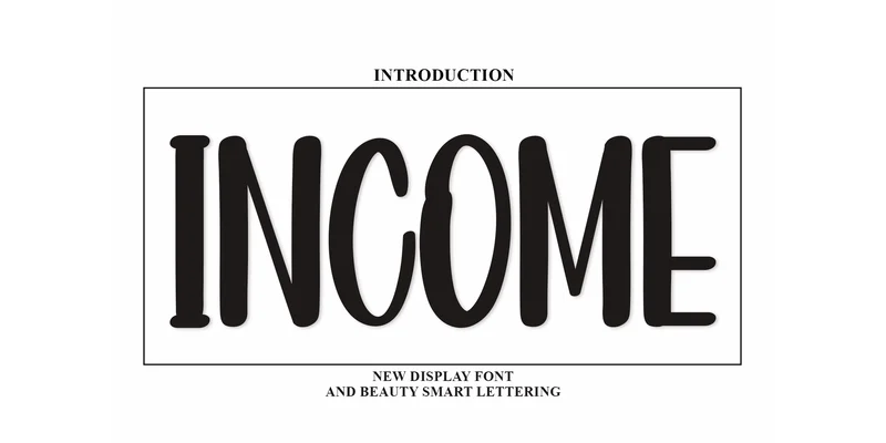 Income Font by K_IN Studio — Display Font