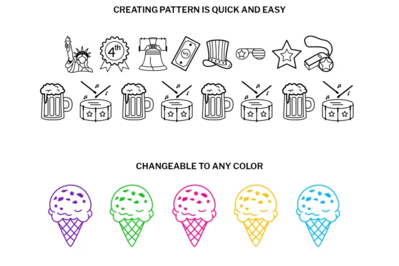 Independence Day by Digitalplannerland — Dingbats Font — thumbnail 3