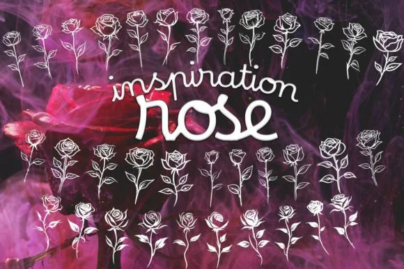 Inspiration Rose by MOMAT THIRTYONE — Dingbats Font
