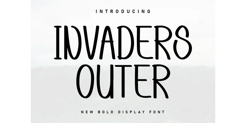 Invaders Outer Font by KC Production — Display Font