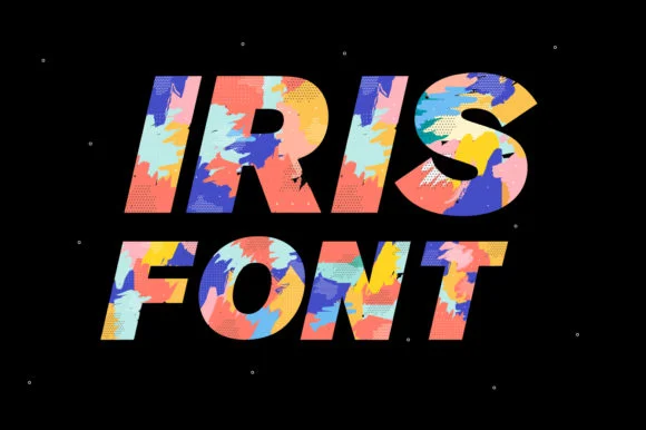 Iris by yai.salinas — Color Fonts Font