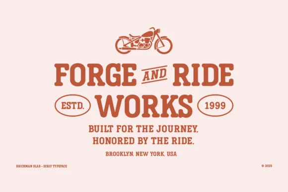 Itbrickman Regular by Indotype Foundry — Slab Serif Font — thumbnail 3