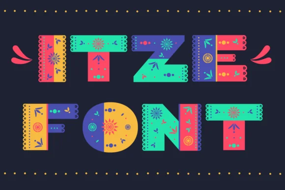 Itze by yai.salinas — Color Fonts Font