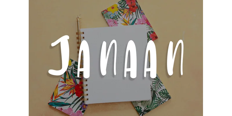 Janaan Font by mhd.usman00 — Display Font — thumbnail 2