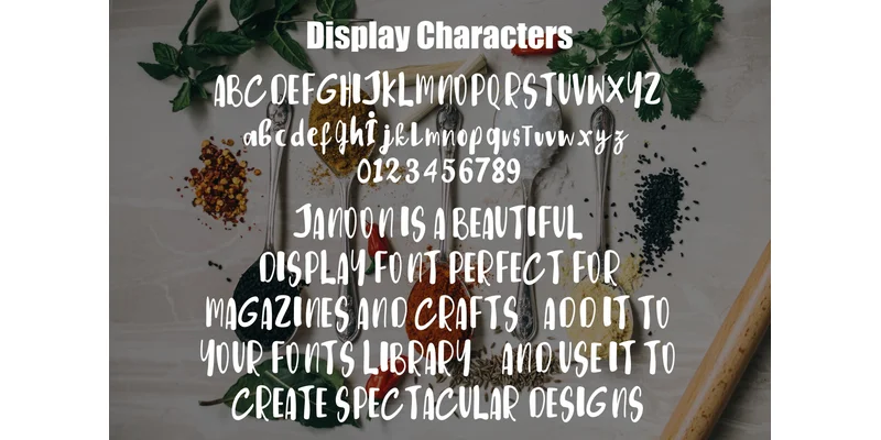 Janaan Font by mhd.usman00 — Display Font — thumbnail 3