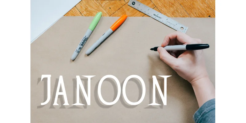 Janoon Font by mhd.usman00 — Display Font