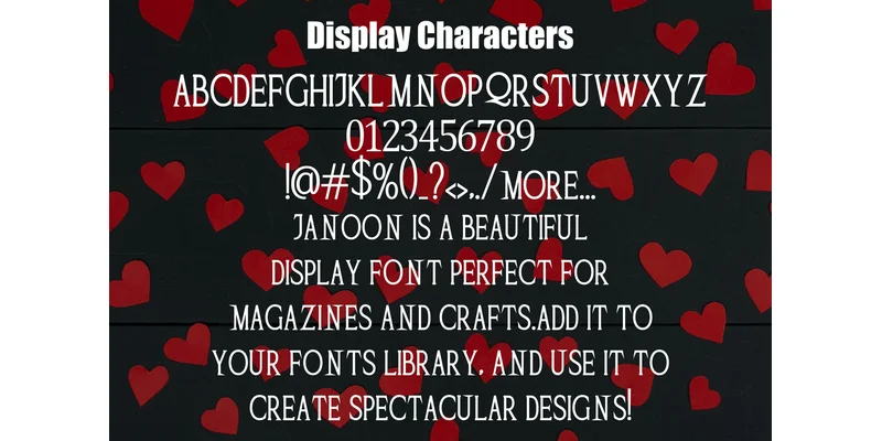 Janoon Font by mhd.usman00 — Display Font — thumbnail 3