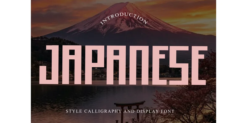 Japanese Font by FreshTypeINK — Display Font