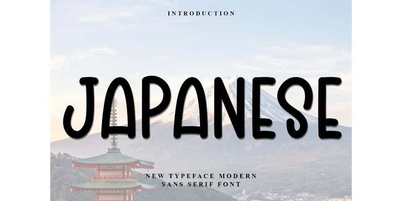 Japanese Font by FreshTypeINK — Display Font