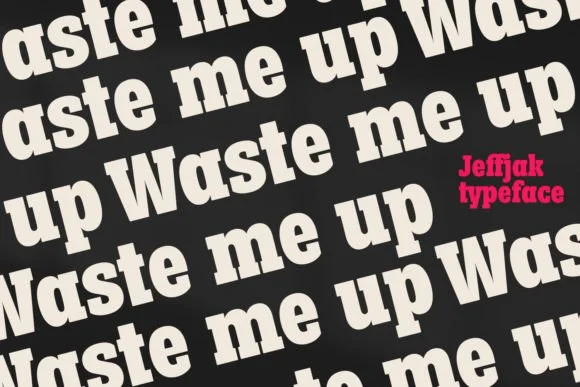 Jeffjak by Maulana Creative — Slab Serif Font — thumbnail 4