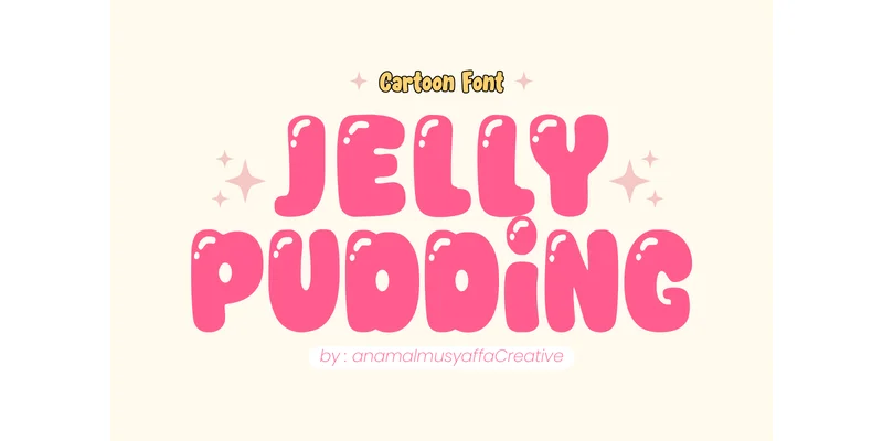Jelly Bubbles Font by anamalmusyaffaCreative by anamalmusyaffaCreative — Display Font — thumbnail 3