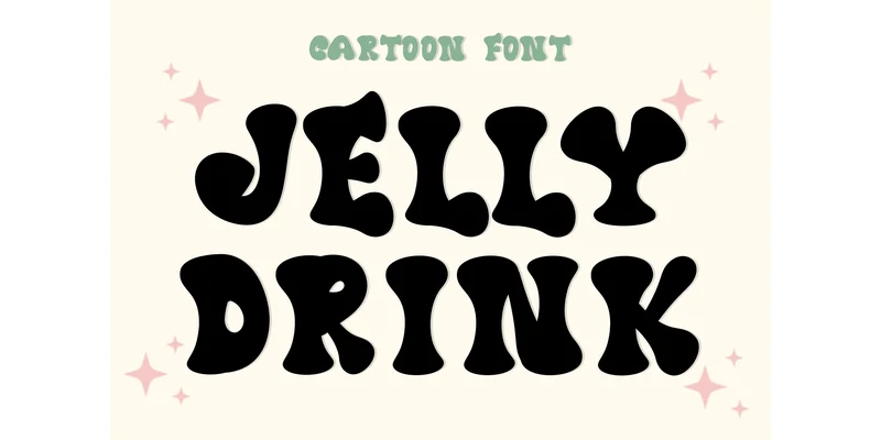 Jelly Drink Font by PiPi Creative — Display Font
