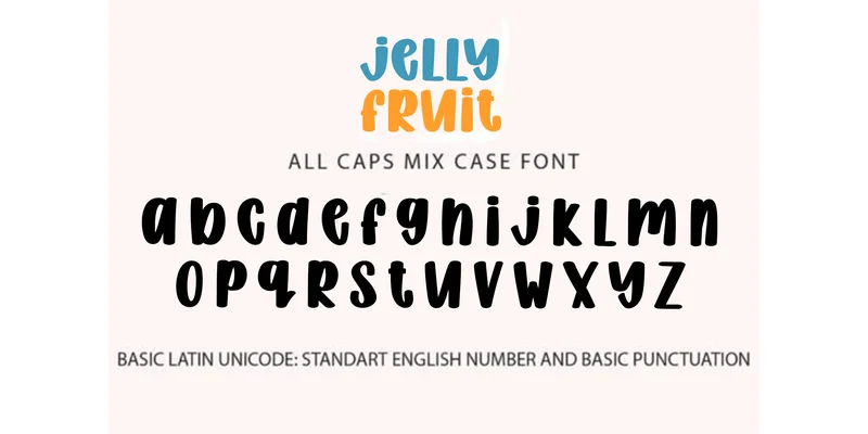 Jelly Fruit Font by PiPi Creative — Display Font — thumbnail 3
