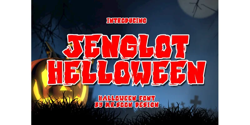 Jenglot Helloween Font by Mr.Soon Design by Mr.Soon Design — Decorative Font