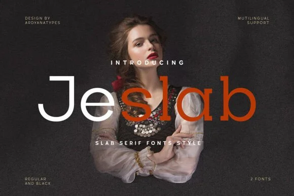 Jeslab by ardyanatypes — Slab Serif Font
