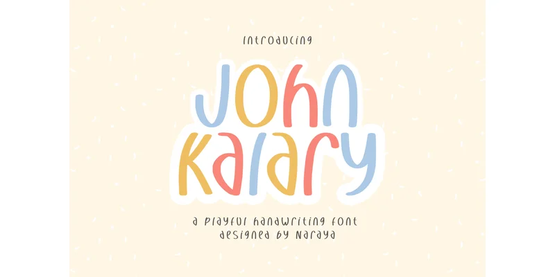 John Kalary Font by Naraya Studio — Display Font