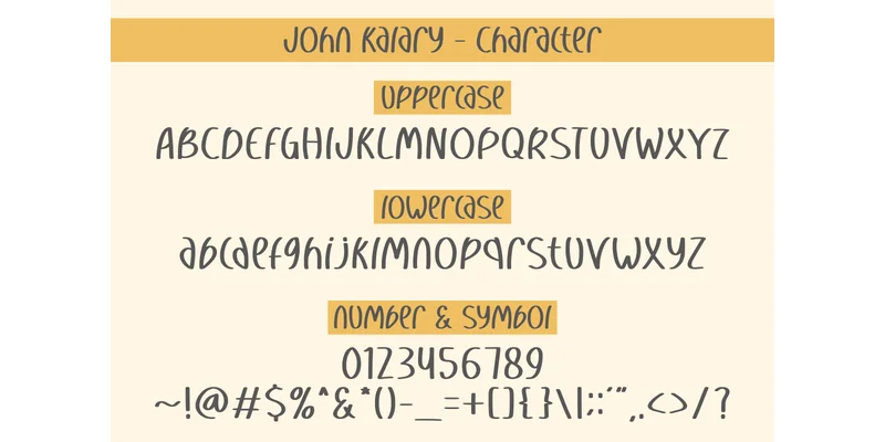 John Kalary Font by Naraya Studio — Display Font — thumbnail 2
