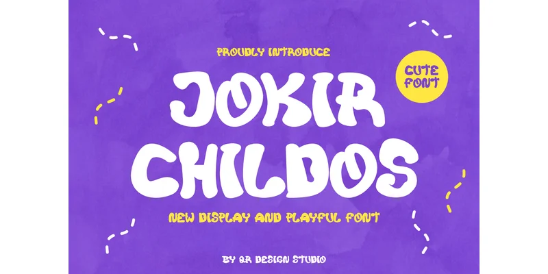 Jokir Childos Font by qrdesignstd — Display Font
