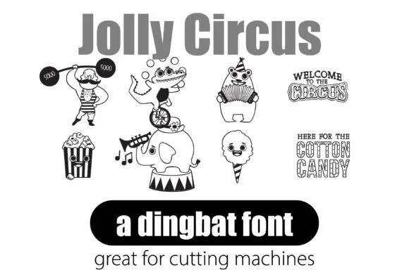 Jolly Circus by Illustration Ink — Dingbats Font