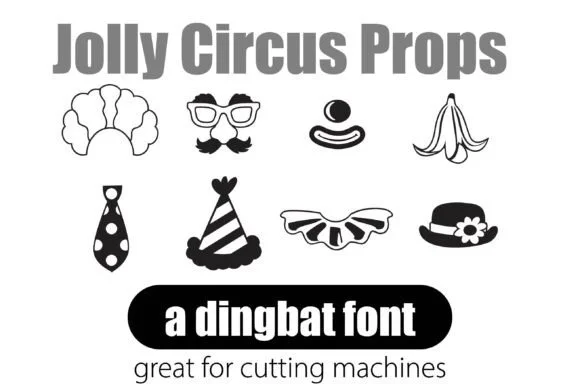 Jolly Circus Props by Illustration Ink — Dingbats Font
