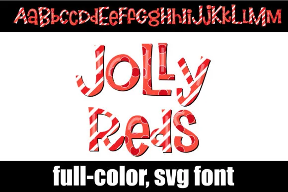 Jolly Reds by Illustration Ink — Color Fonts Font