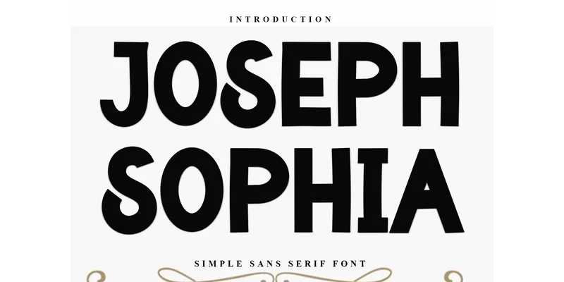 Joseph Sophia Font by Inermedia STUDIO — Display Font