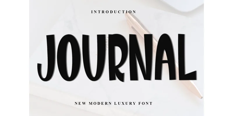 Journal Font by Inermedia STUDIO — Display Font