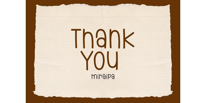 Journal Handwriting Font by miraipa — Display Font — thumbnail 6