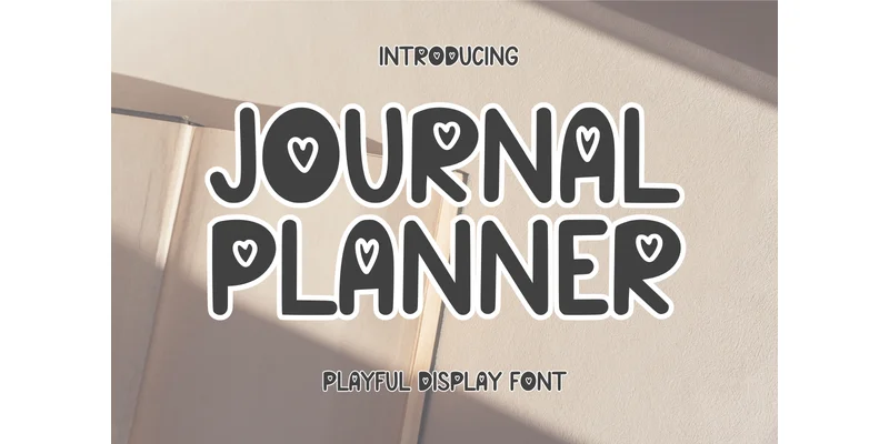 Journal Planner Font by SiapGraph — Display Font