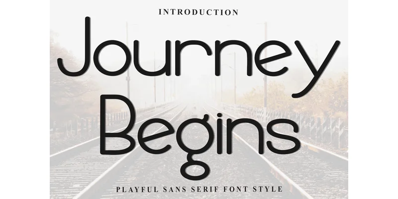 Journey Begins Font by Inermedia STUDIO — Sans Serif Font