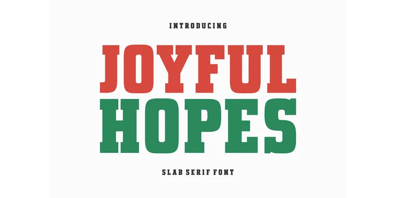 Joyful Hopes Font by Ade (7NTypes) by Ade (7NTypes) — Slab Serif Font
