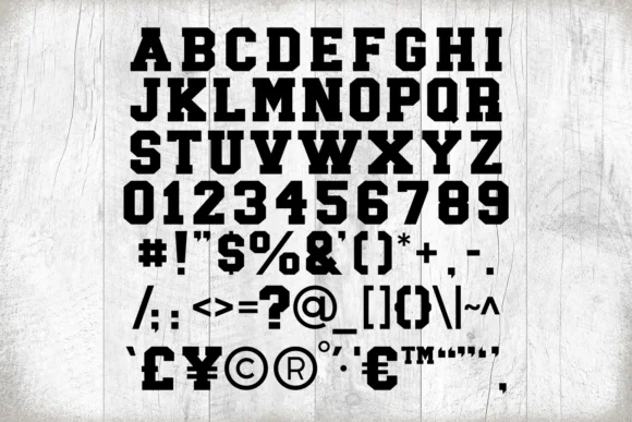 JP Sporty Tee by DogGone Crafting — Slab Serif Font — thumbnail 2