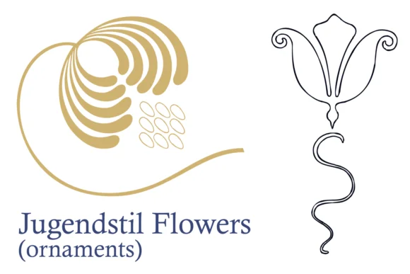 Jugendstil Flowers by Intellecta Design — Dingbats Font