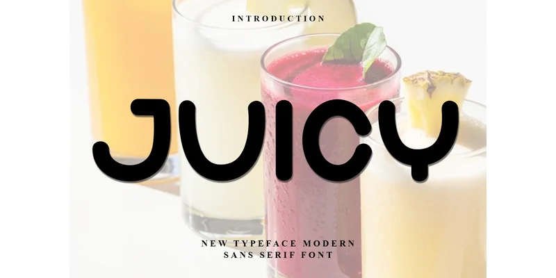 Juicy Font by Inermedia STUDIO — Display Font