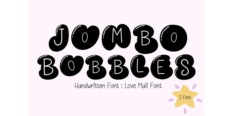 Jumbo Bobbles Font by PeamCreations by PeamCreations — Decorative Font