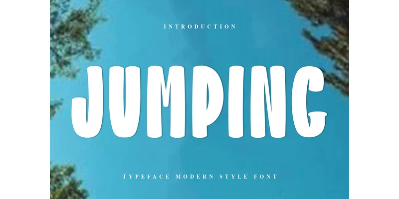 Jumping Font by PiPi Creative — Display Font