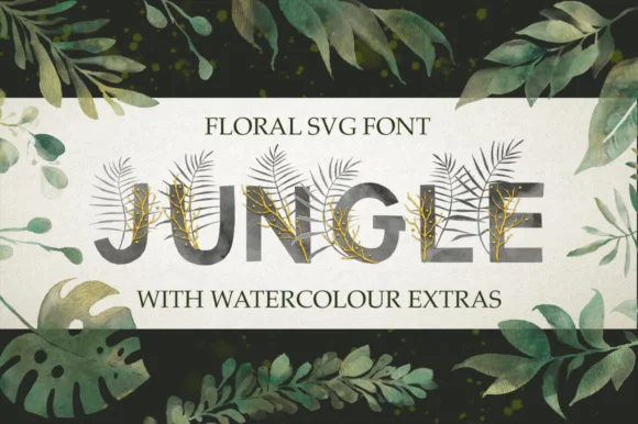 Jungle by Red Ink — Color Fonts Font