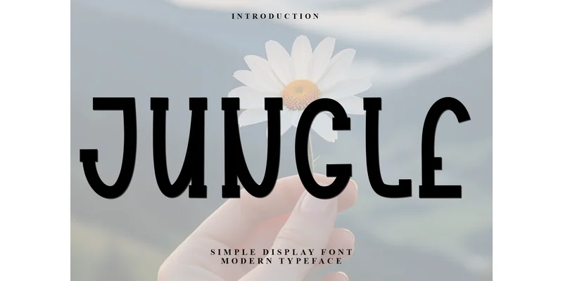 Jungle Font by FreshTypeINK — Display Font
