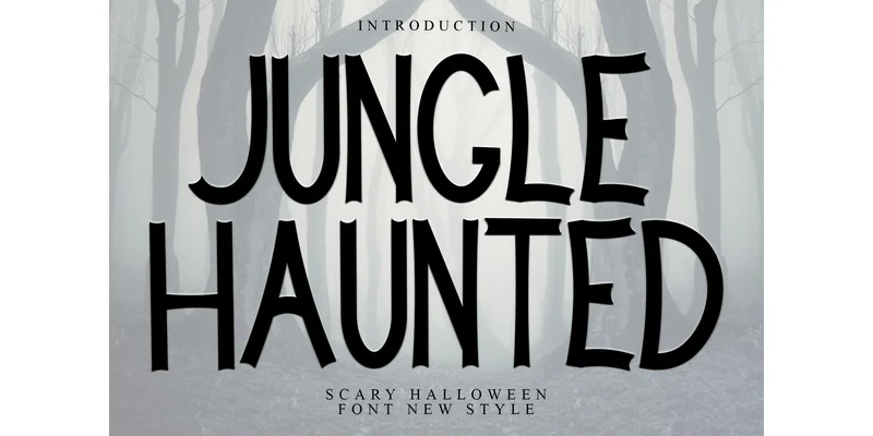 Jungle Haunted Font by PiPi Creative — Sans Serif Font