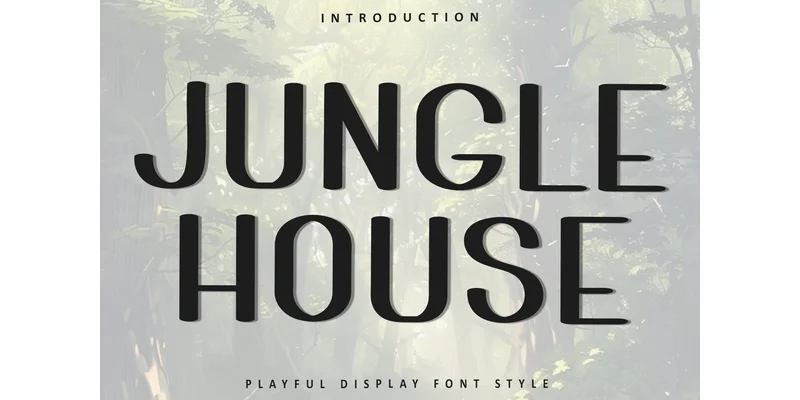 Jungle House Font by Inermedia STUDIO — Display Font